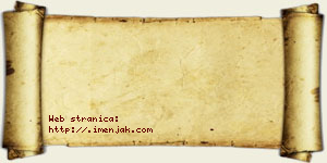 Isak Mihailović vizit kartica